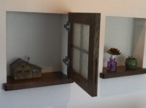 【事例紹介】扉付きニッチ収納