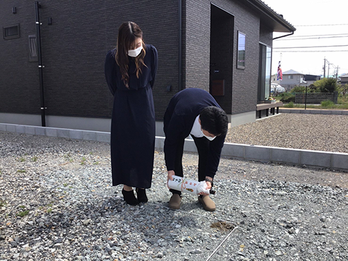  益田市 K様邸地鎮祭   アイフルホーム | イワナミ 岩国市柳井市益田市浜田市の注文住宅