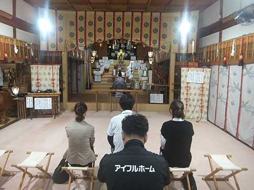  江津市 O様邸 地鎮祭   アイフルホーム | イワナミ 岩国市柳井市益田市浜田市の注文住宅