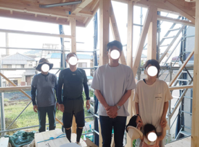 岩国市 F様邸上棟