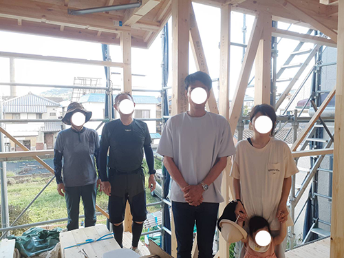  岩国市 F様邸上棟   アイフルホーム | イワナミ 岩国市柳井市益田市浜田市の注文住宅