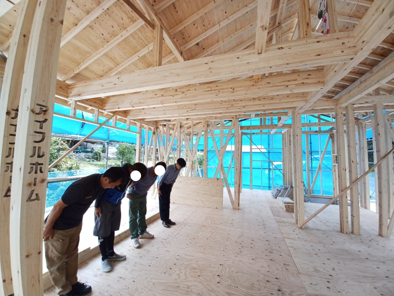  岩国市 O様邸上棟   アイフルホーム | イワナミ 岩国市柳井市益田市浜田市の注文住宅