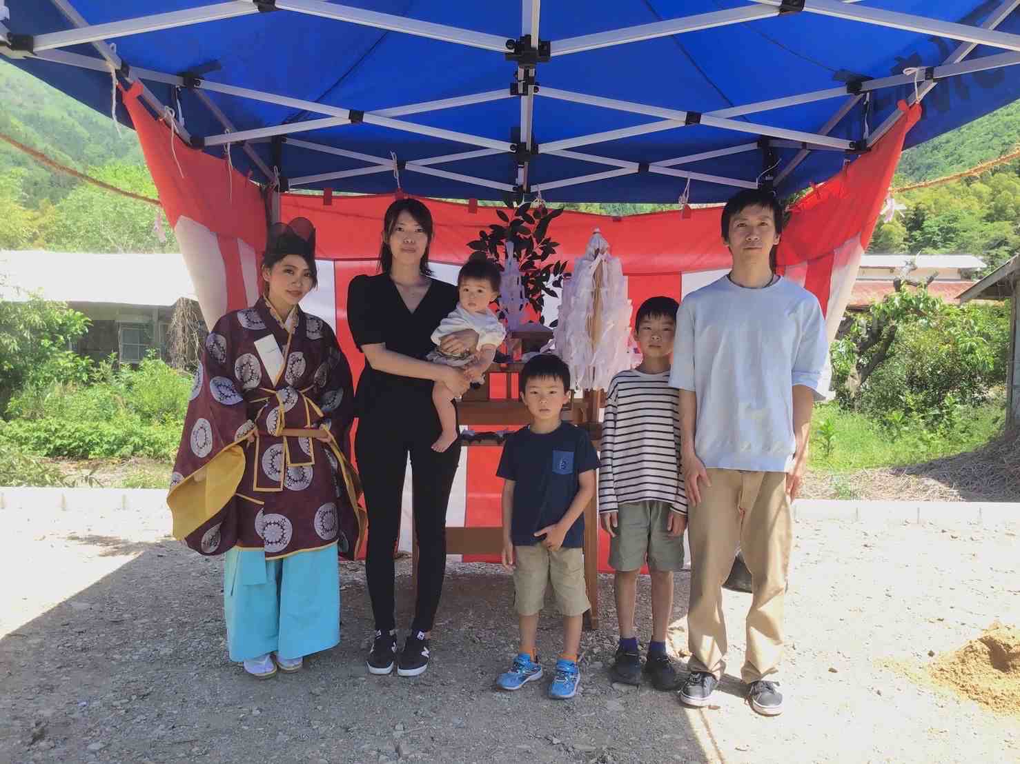  鹿足郡 S様邸地鎮祭   アイフルホーム | イワナミ 岩国市柳井市益田市浜田市の注文住宅