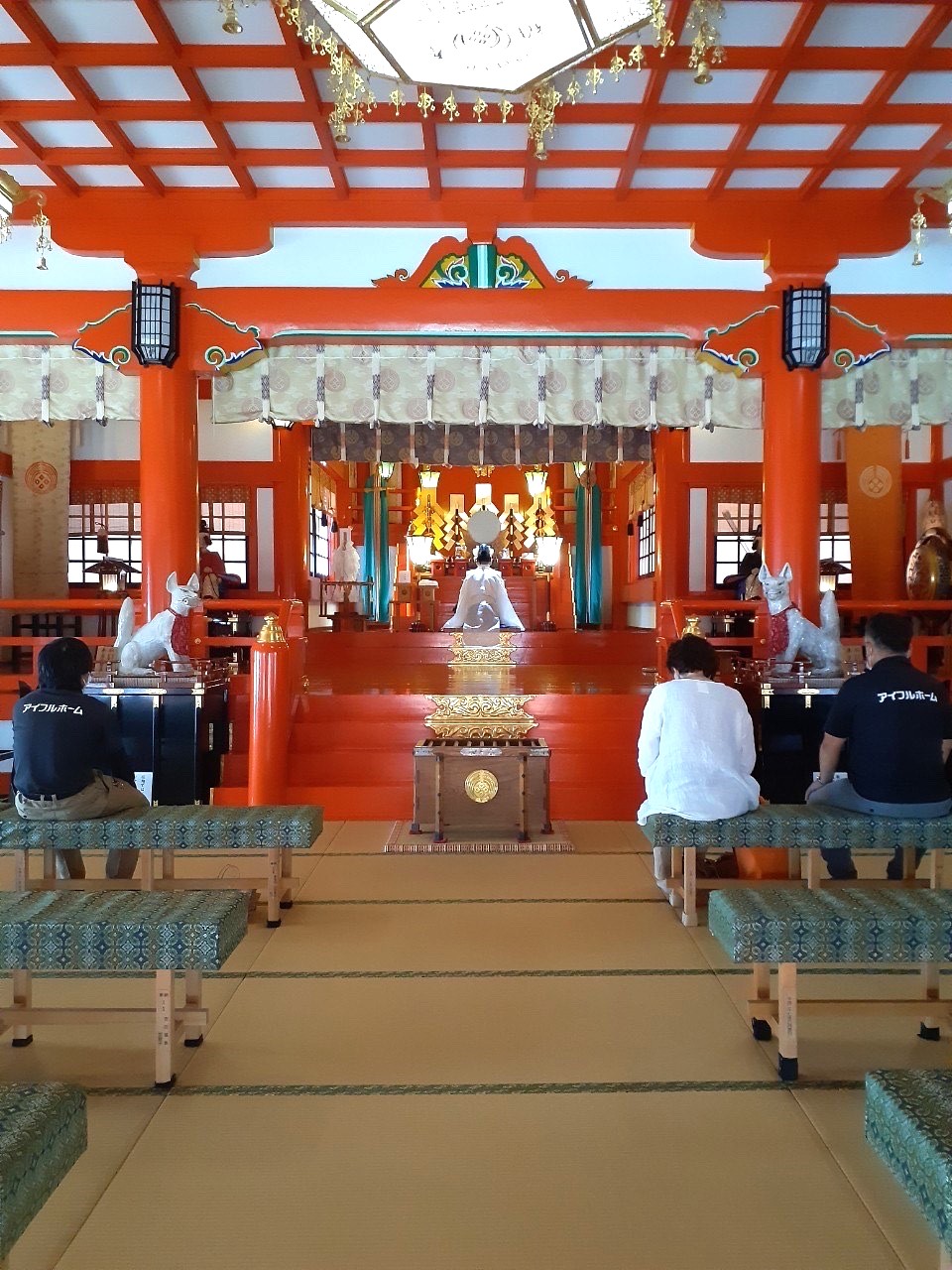  鹿足郡 H様邸地鎮祭   アイフルホーム | イワナミ 岩国市柳井市益田市浜田市の注文住宅