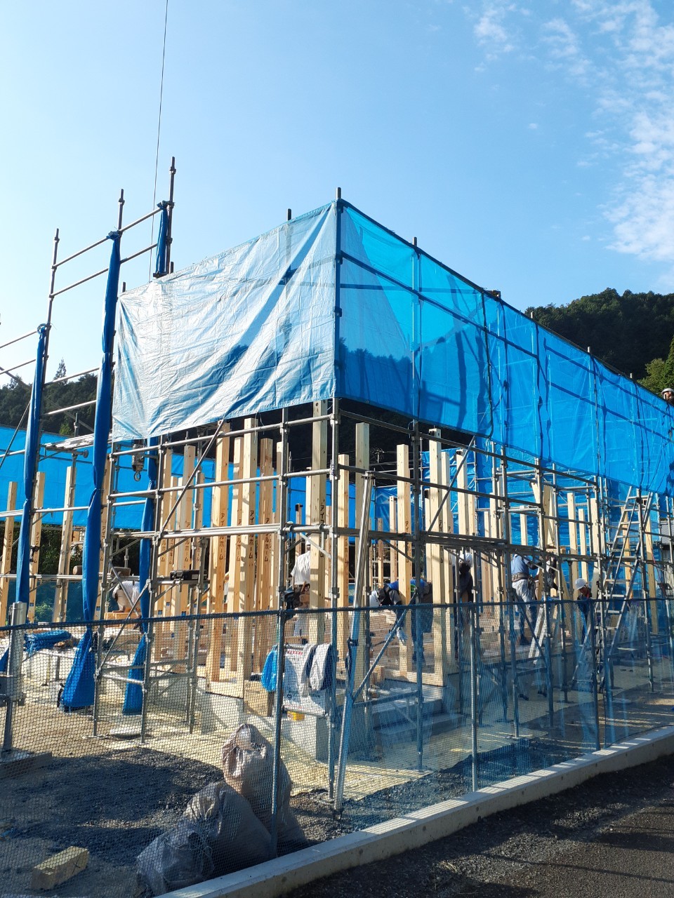  岩国市 O様邸上棟   アイフルホーム | イワナミ 岩国市柳井市益田市浜田市の注文住宅