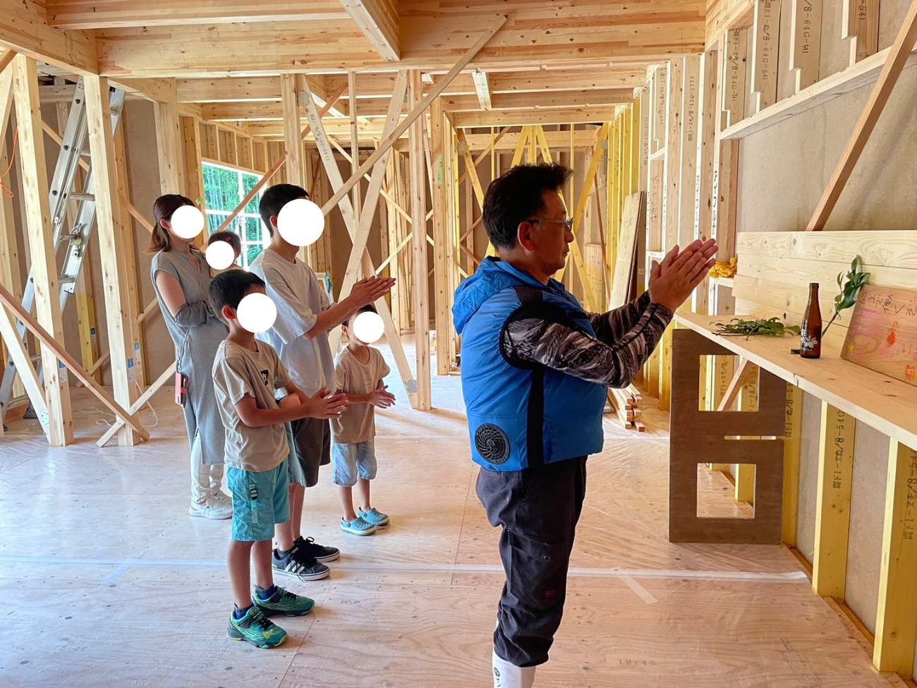  鹿足郡 S様邸上棟   アイフルホーム | イワナミ 岩国市柳井市益田市浜田市の注文住宅