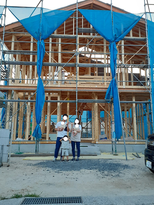  岩国市 S様邸上棟   アイフルホーム | イワナミ 岩国市柳井市益田市浜田市の注文住宅