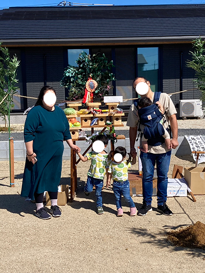  岩国市 U様邸地鎮祭   アイフルホーム | イワナミ 岩国市柳井市益田市浜田市の注文住宅