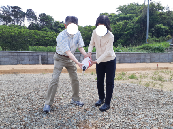  益田市 N様邸地鎮祭   アイフルホーム | イワナミ 岩国市柳井市益田市浜田市の注文住宅