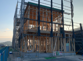 柳井市　Y様邸上棟