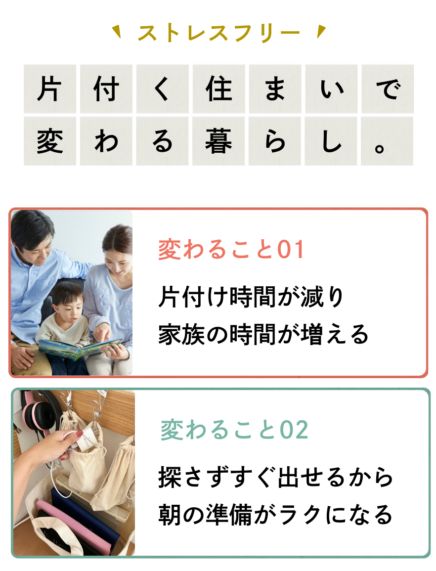 家族に合わせた自然と片付く収納 体験会   アイフルホーム | イワナミ 岩国市柳井市益田市浜田市の注文住宅