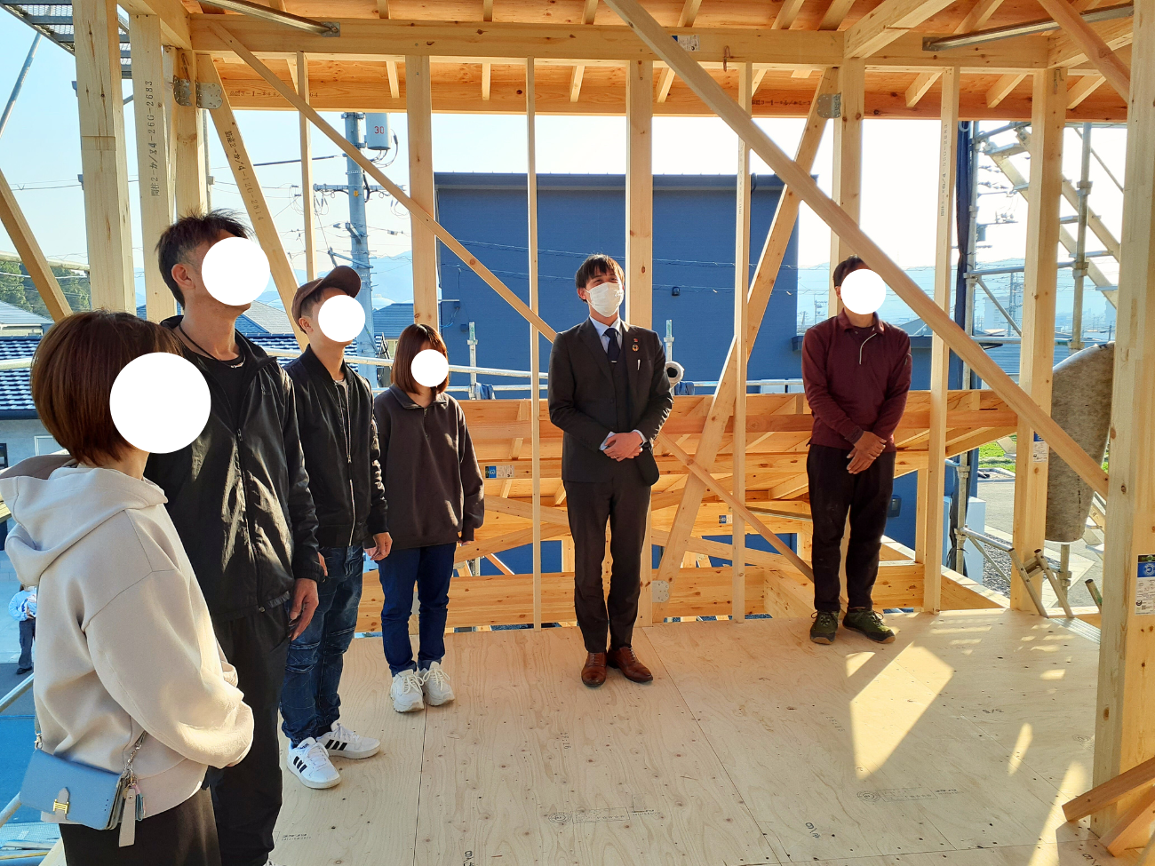  柳井市 S様邸上棟   アイフルホーム | イワナミ 岩国市柳井市益田市浜田市の注文住宅