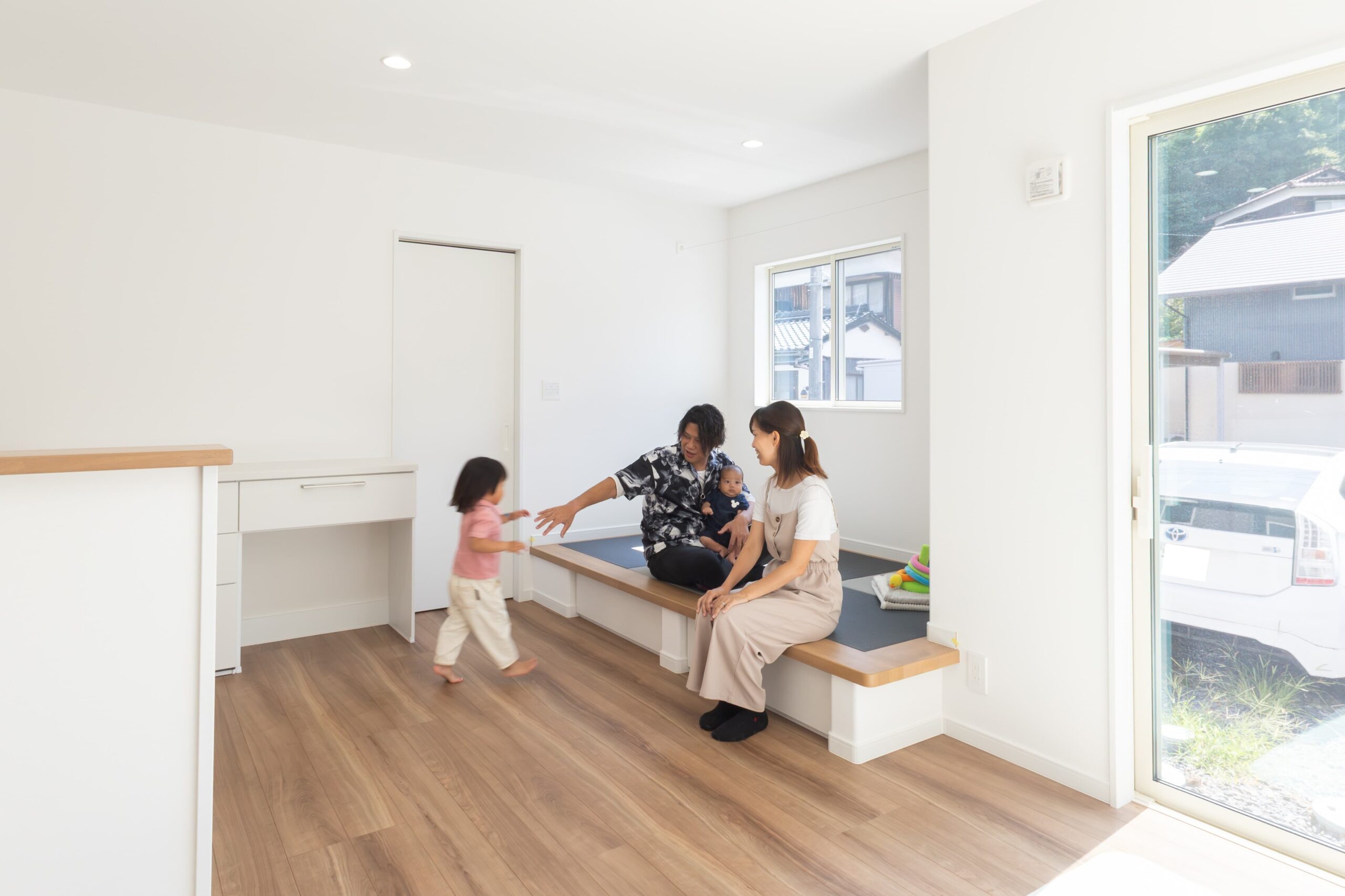 土地探しから間取りまで、何度も一緒にプランニングしていただいて、理想のお家づくりをすることができました。