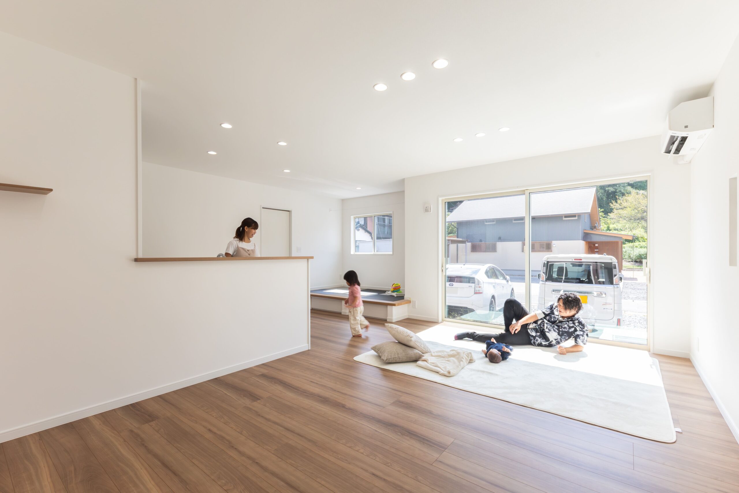 家作りは一生に一度で、少しでも後悔のないものにしたい中、沢山一緒に考えていただき理想の家作りができました。