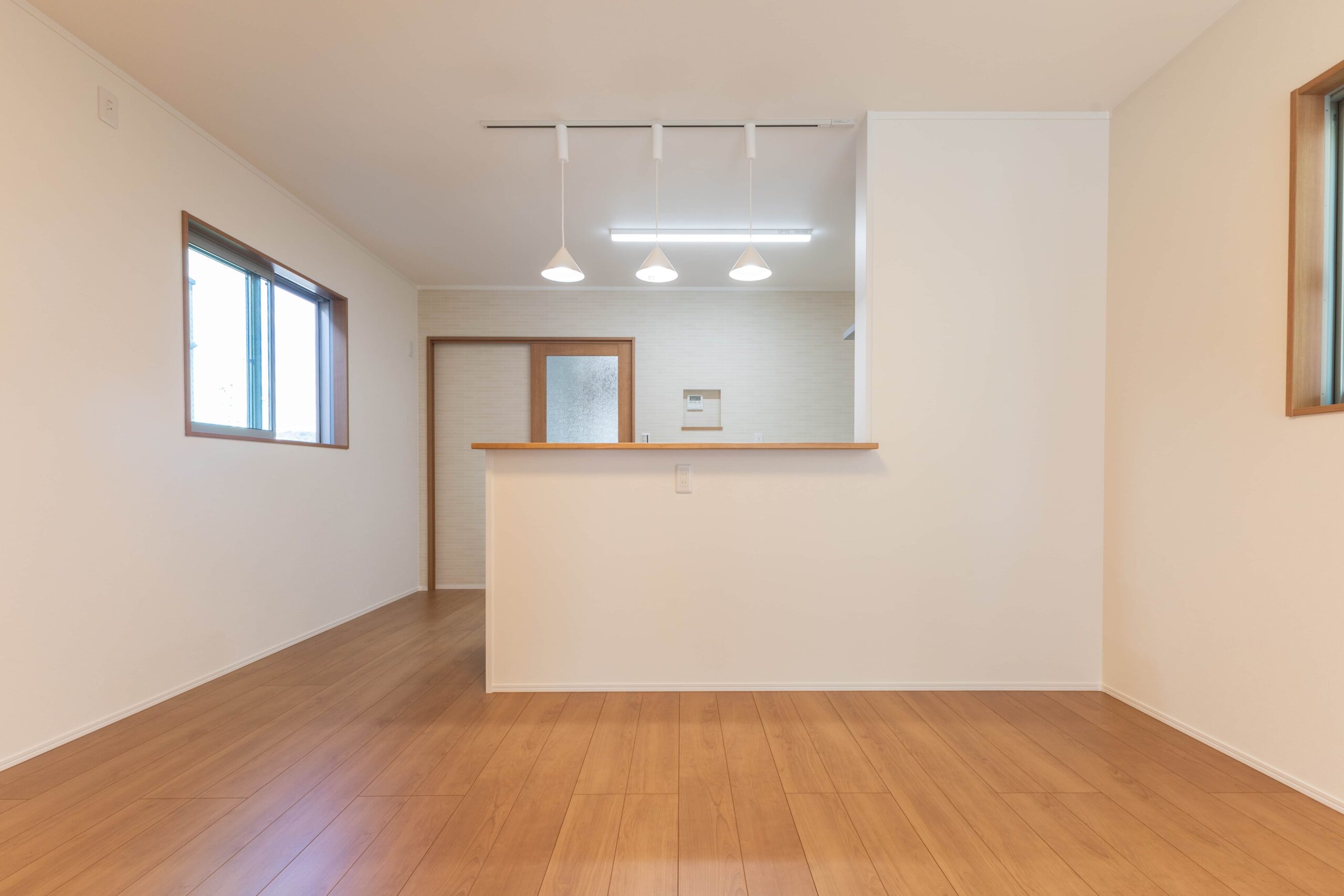 狭小地に建てた33坪の二階建ての家