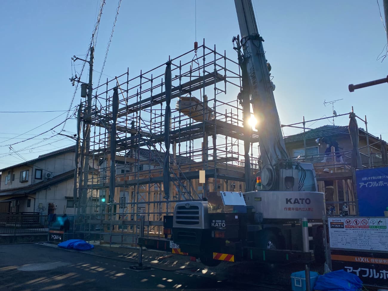  益田市 O様邸上棟   アイフルホーム | イワナミ 岩国市柳井市益田市浜田市の注文住宅