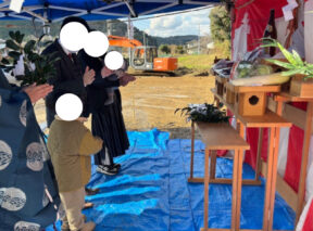 益田市　H様邸地鎮祭
