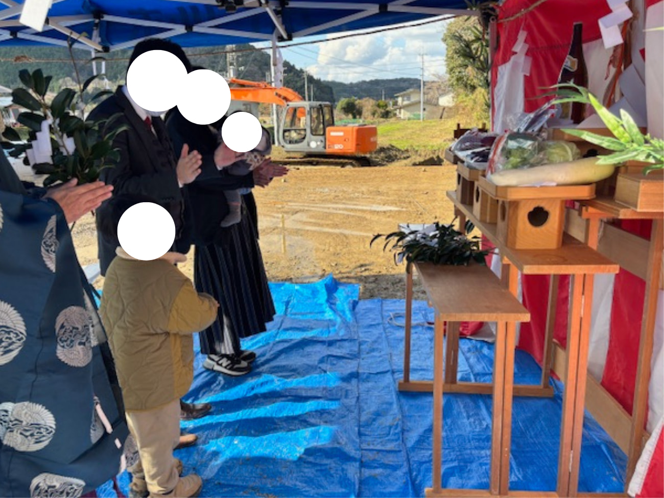  益田市 H様邸地鎮祭   アイフルホーム | イワナミ 岩国市柳井市益田市浜田市の注文住宅