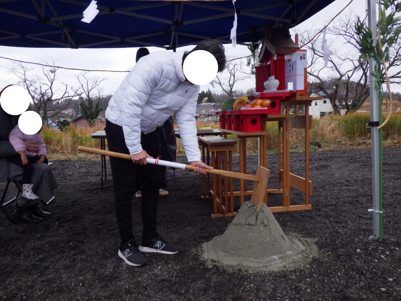 浜田市 N様邸地鎮祭 アイフルホーム | イワナミ 岩国市柳井市益田市浜田市の注文住宅 2026年1月9日 浜田市 N様邸地鎮祭 アイフルホーム | イワナミ 岩国市柳井市益田市浜田市の注文住宅