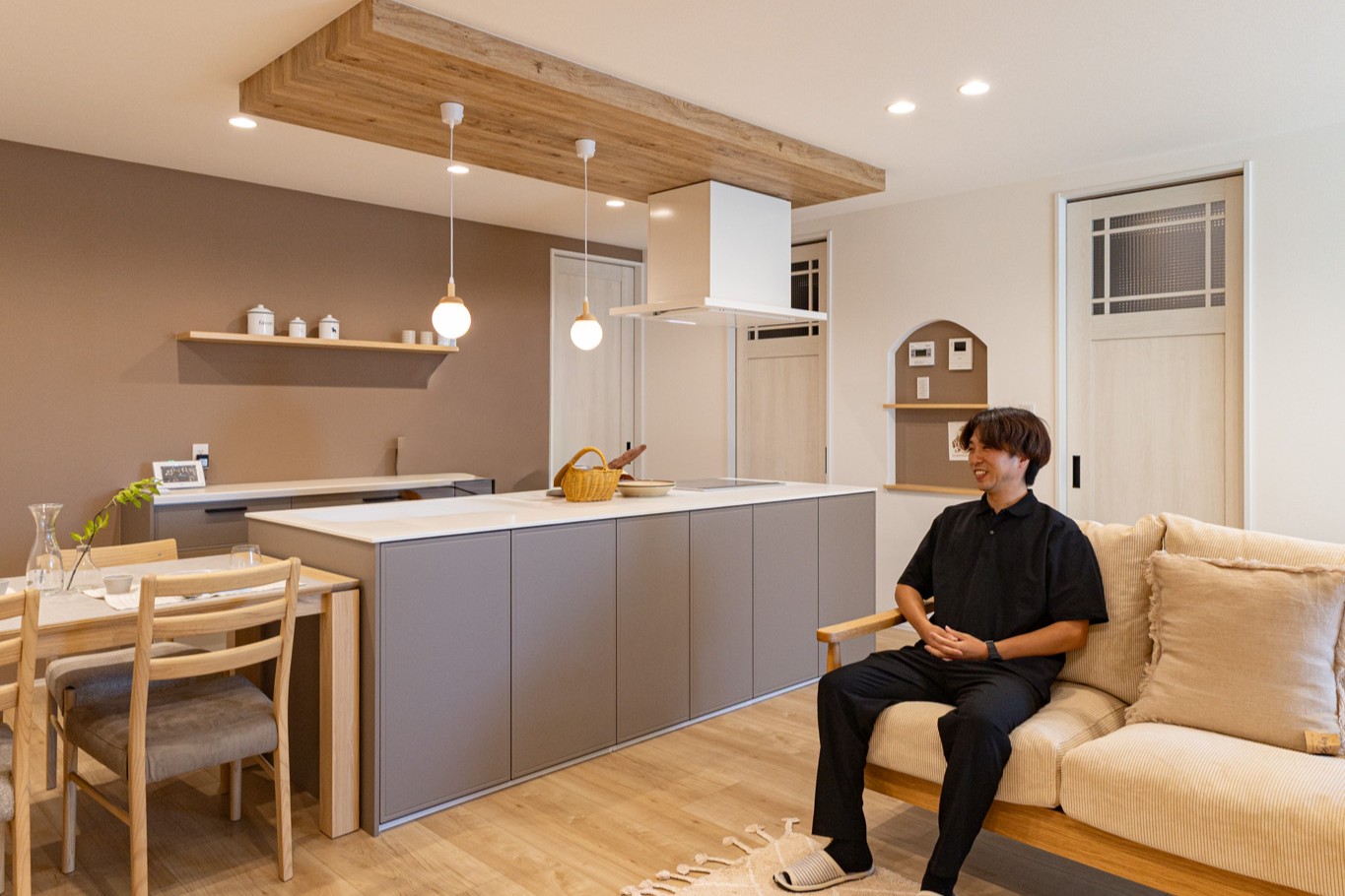 僕たちの理想を叶えてくれて、とても素敵な家が出来上がりました