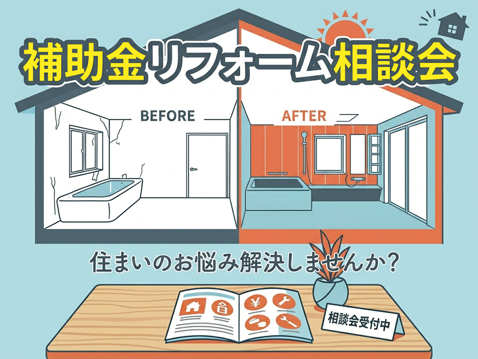 ＜リフォーム相談会＞住まいのお悩み解決しませんか？
